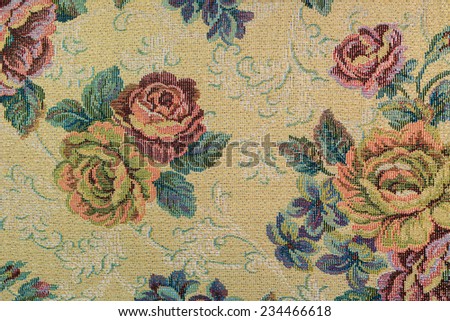 texture of rose fabric pattern background