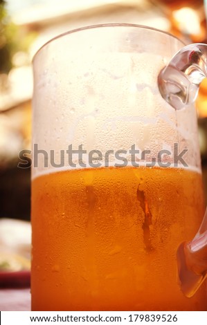 light beer in party of wedding