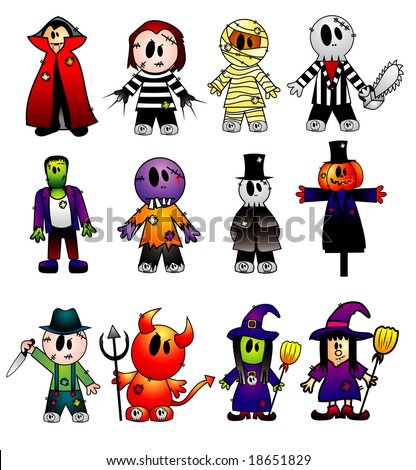 Cartoons Characters on Cartoon Vector Characters   18651829   Shutterstock