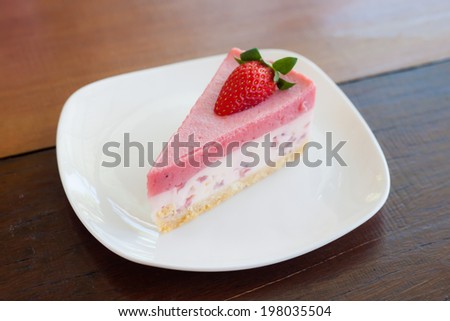 strawberry cheese pie