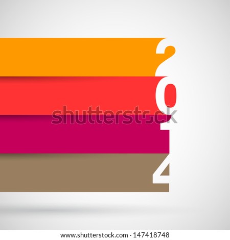 Happy new Year 2014 vector illustration Happy new Year 2014 vector illustration