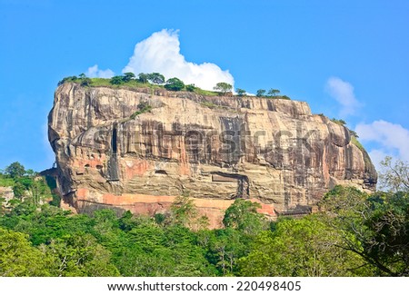 Sigiriya Rock Fortress, 5th CenturyÃÂ¢Ã?Ã?s Ruined Castle That Is Unesco Listed As A World Heritage Site In Sri Lanka