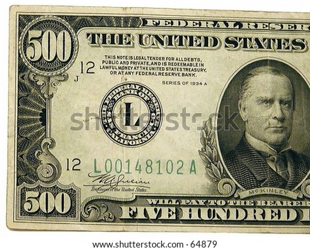 mario balotelli swollen face. Face of a 500 dollar bill