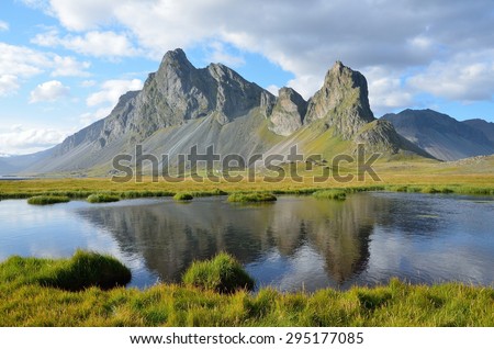 island, north, river, thermal, day, iceland, summer, top, moss, cloudy, mountain, water, nature, geodesy, europe