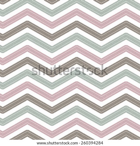 Large Pink Mauve, Sage Green, and Brown Chevron Print Background