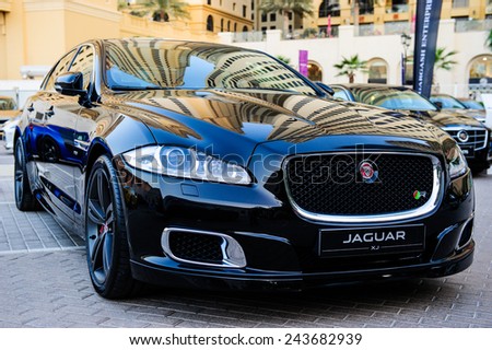 DUBAI - NOVEMBER 26: New cars presentation at yearly automotive-show 