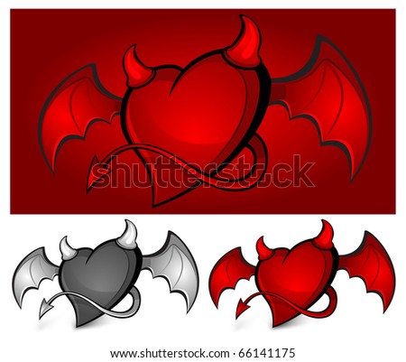 Cartoon+devil+horns+and+tail