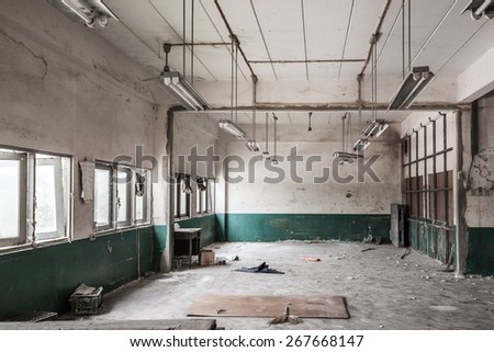 Room of factory is to be demolished