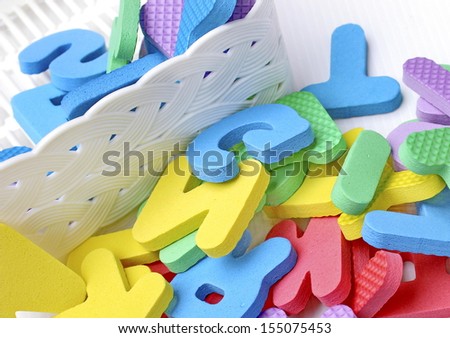 alphabet colors and ware