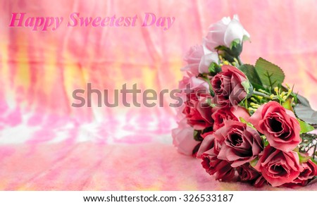 Background for Sweetest Day and Valentine Day