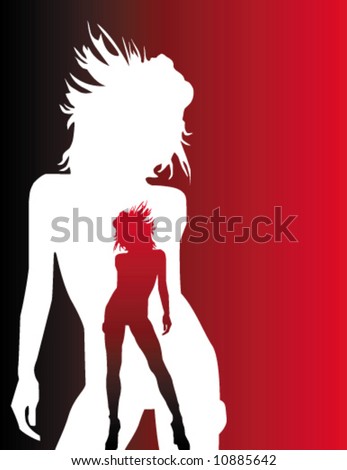 Dancing Girl Vector