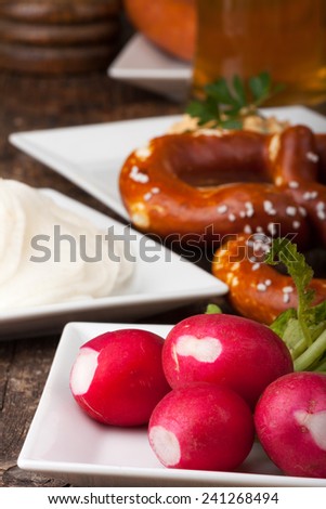 bavarian specialities on small plates