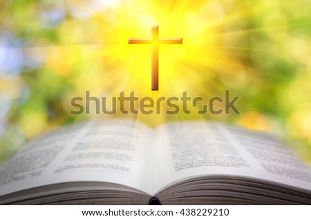 The idea concept image. Reading the Bible is as close to God and worship. And it is the duty of Christians