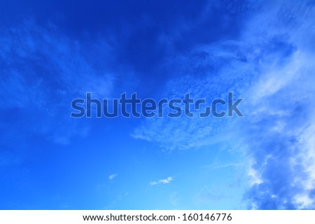 beauty peaceful sky with white clouds great as background