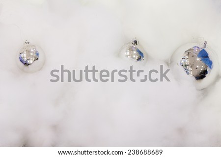 silver ornament on white soft fabric