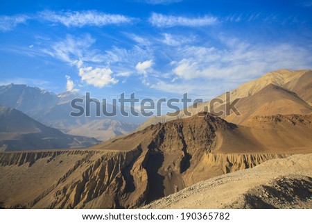 Upper Mustang landscape, Annapurna conservation area, Nepal