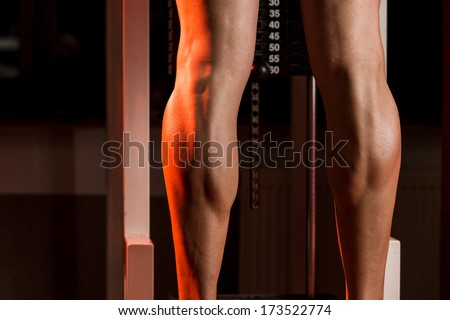 House Of Pain - Bodybuilders Legs Shot In A Gym In Workout