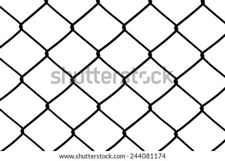 black and white wire mesh fence