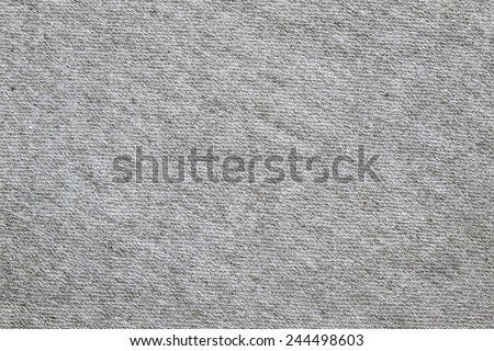 Gray top dye cotton polyester fabric texture, detailed closeup, rustic crumpled vintage fabric.