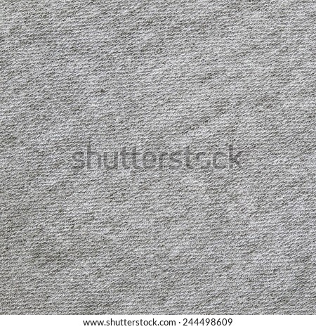 Gray top dye cotton polyester fabric texture, detailed closeup, rustic crumpled vintage fabric.