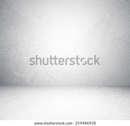 Empty cement room in perspective view, grunge background