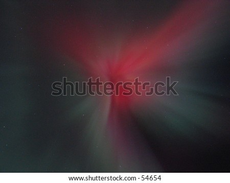 A Aurora Borealis Alaska Red Skies Northern Lights Copper Center Alaska