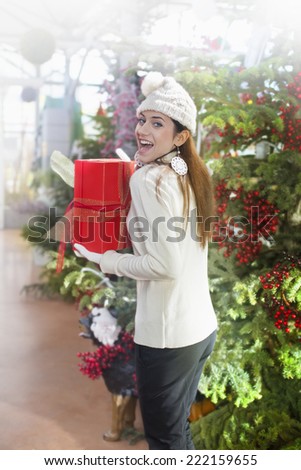 woman who runs away with her christmas gift