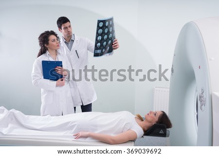 CT Scan in modern hospital
