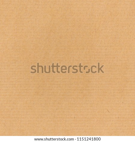 Brown kraft paper texture horizontal striped seamless pattern for packaging or gift wrapping. Kraft paper texture background.