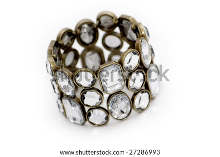 Beauty bracelet isolated on white