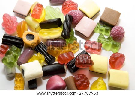 sweet candy gum background