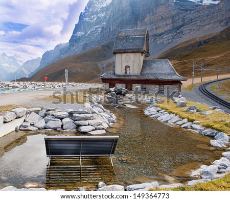 RecreatIon place for hiking to Jungfrau Top