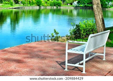 Chair background park field chair