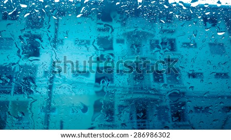 raindrops rain glass wall background window drops weather wet condensation water color