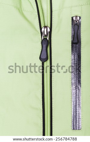 green windbreaker jacket full zip