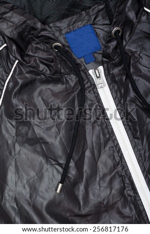 blue jacket windbreaker full zip