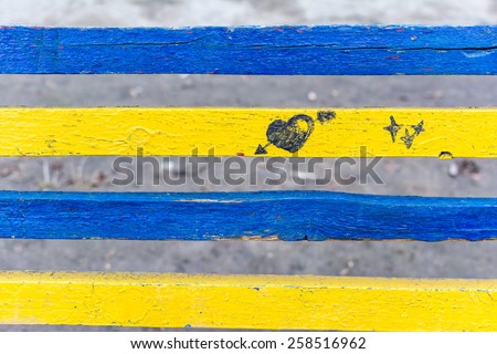 blue and yellow bars