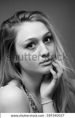 Young Woman with Issues