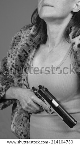 Woman used gun for self defense