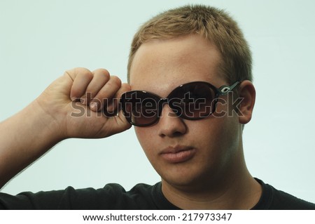 Cool Dude with Sunglasses