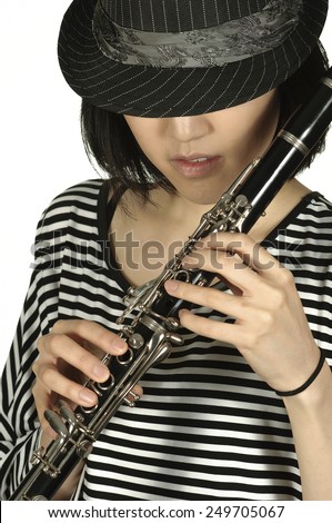 Woman with her Clarinet