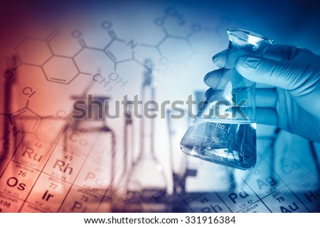 Laboratory research in science and medical setting.