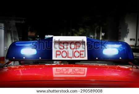 Police Lights, Stop Police