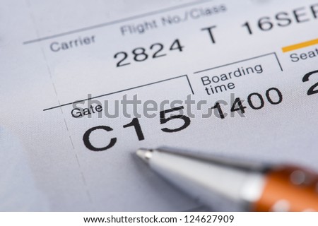 Boarding Gate Card