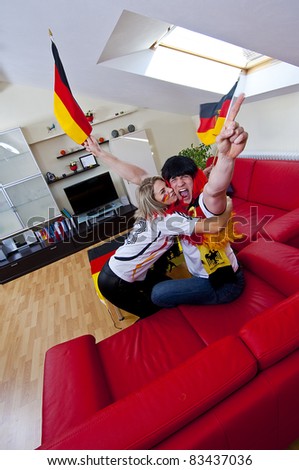 German football fan