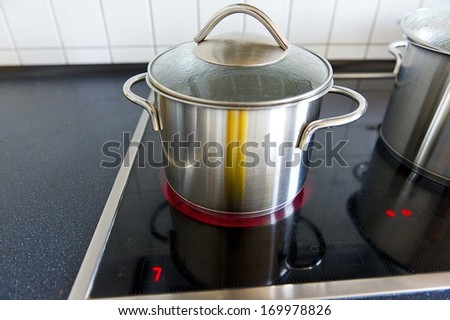 Energy wastage caused by too small a pot
