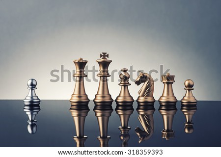 Leadership Concept of chess