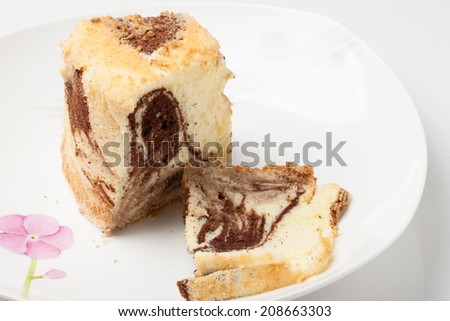 Chocolate Marble chiffon cake