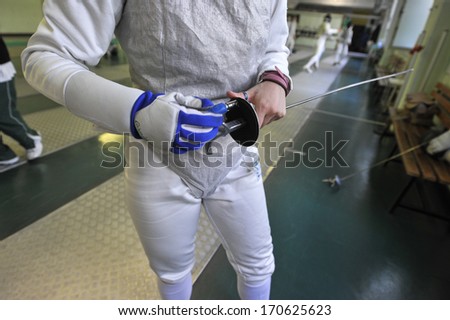 MILAN, ITALY - JUNE 04: Youth Fencing Academy, 
