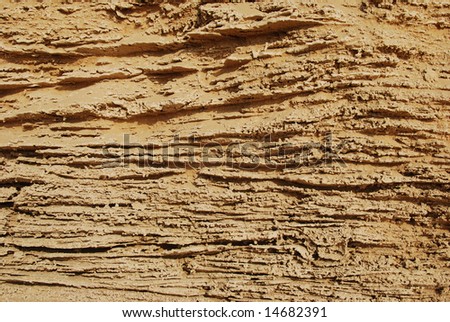 The sample of sandstone close up, it is possible to use as a background